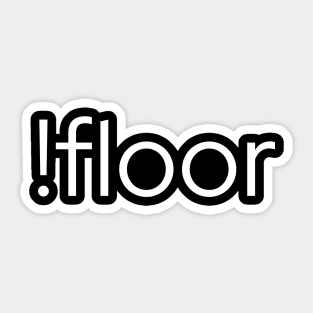 !floor Sticker